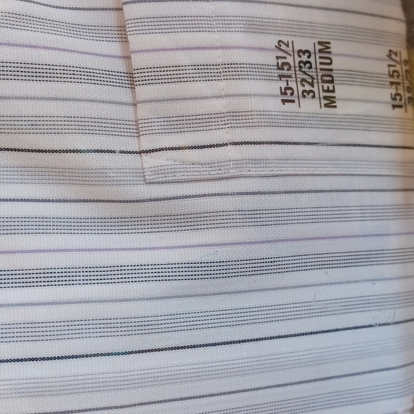 Van Heusen shirt men's size 15-15.5, 32/33 medium - Picture 3 of 4